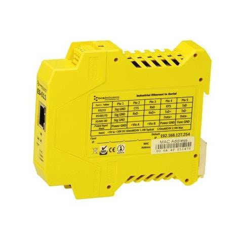 ES-511, 10/100/1000Base-T (X) , 5 - 30V, 60 mA, ICMP, IP, TCP, UDP, DHCP, BOOTP, Telnet, HTTP, RFC2217, 96,3 x 101 x 25 mm, 108g - Foto 1